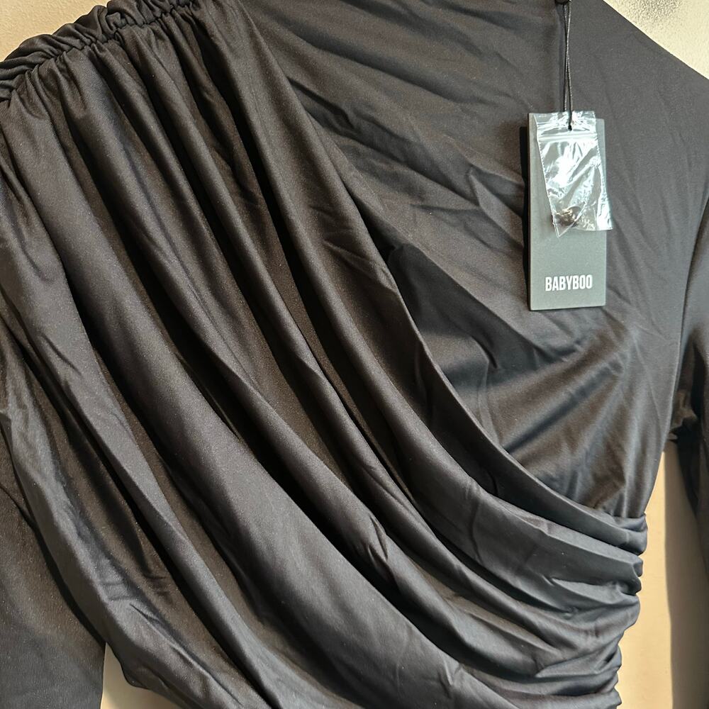Babyboo Jovanna Mini Dress Black S NEW - Picture 5 of 12